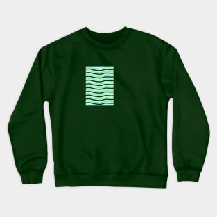 Green Waves Crewneck Sweatshirt